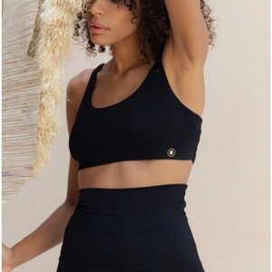 Indigo Luna boxy crop top/bra